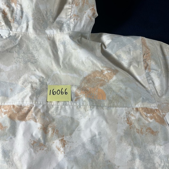 The North Face Women’s Printed Antora Parka Apricot Ice Canyon Camo 3X Raincoat - Picture 15 of 15